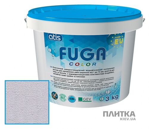 Заповнювач для швів ATIS Fuga Color A 111/3кг сріблясто-сірий сріблястий