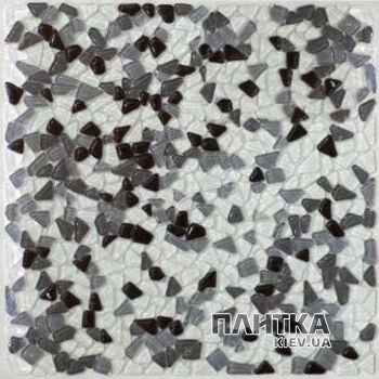 Мозаїка BETTER-мозаика B-MOS L-04 чорно-білий мікс темний,світлий