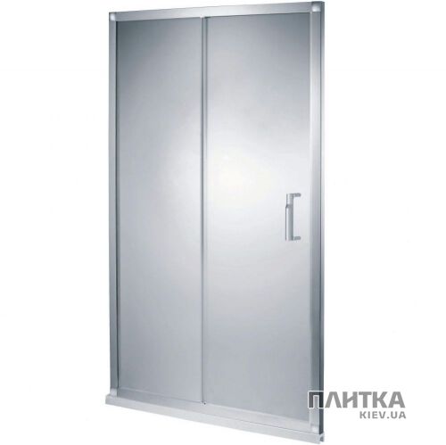 Душова кабіна Devit Vintage FEN9006GL Двері душові 120 см, сіре скло сірий,хром - Фото 1