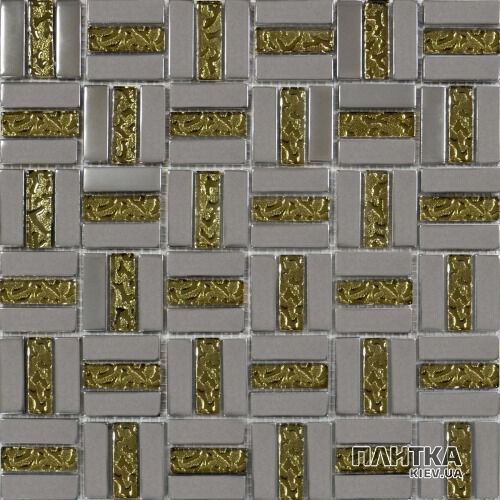 Мозаїка Grand Kerama 1087 Мозаїка Тріно платина-золото рифлена платиновий,золотий