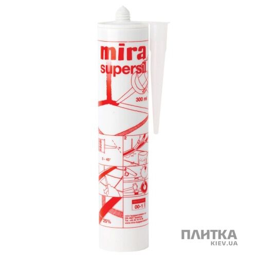 Герметик Mira mira supersil 112 білий - Фото 1