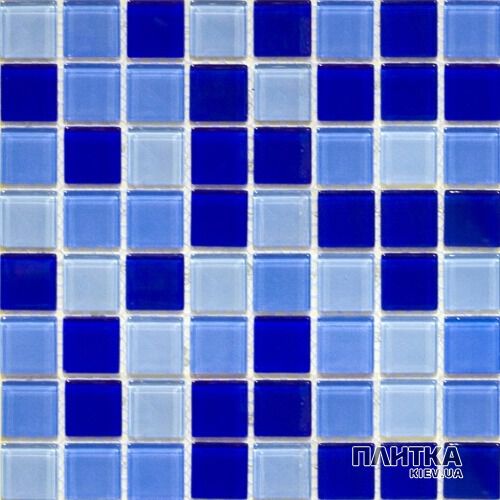 Мозаика Mozaico de Lux ML-MOS ML-MOS MIX AG02 голубой,синий