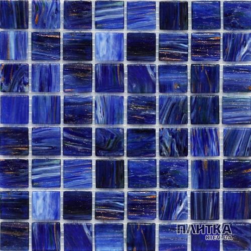 Мозаїка Mozaico de Lux R-MOS R-MOS 20GY36 GOLD SAPFIR синій,з авантюрином