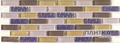 Мозаїка Mozaico de Lux S-MOS S-MOS CHT05(CT05) BRICK LILA бузковий,бежевий