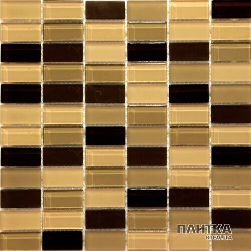 Мозаїка Mozaico de Lux S-MOS S-MOS HS1358 бежевий,коричневий