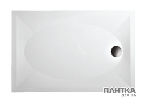 Комплектуючі: PAA Art KDPART80X120/00 ART Піддон з ніжками та панелью, 80x120см білий білий - Фото 1