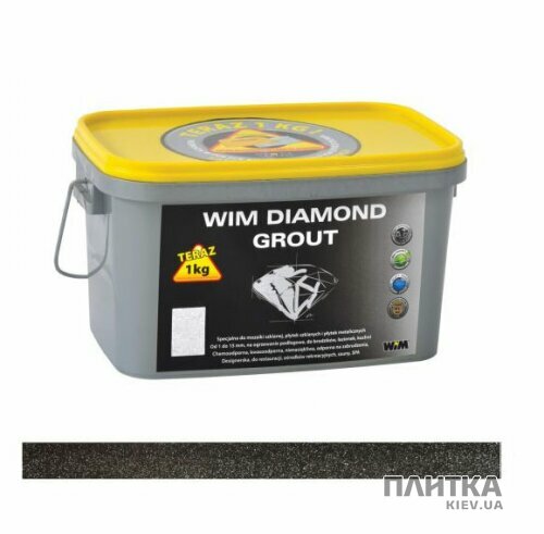 Заповнювач для швів WIM Diamond 305 Заповнювач для швів WIM DIAMOND (1 кг) антрацит - Фото 1
