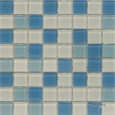 Мозаїка BETTER-мозаика B-MOS WF-01синій/білий мікс світлий,синій