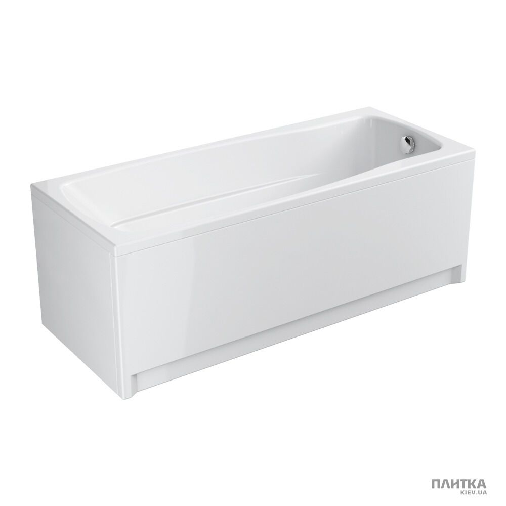 Акриловая ванна Cersanit Lana Прямоугольная 160x70 см белый