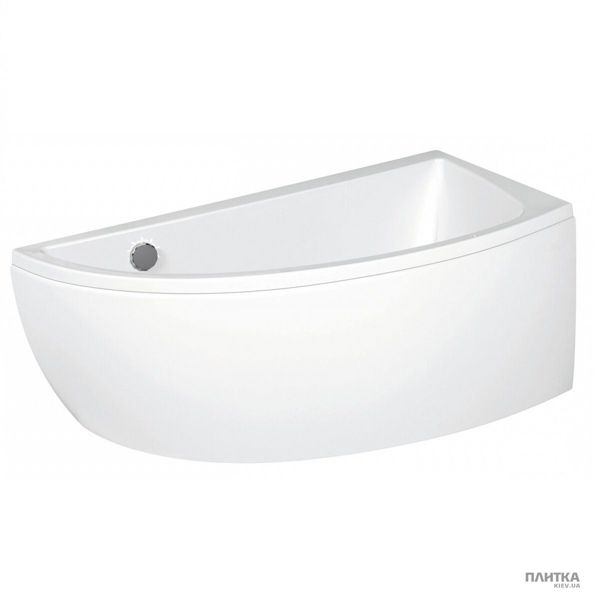 Акрилова ванна Cersanit Nano 140x75 см, права білий