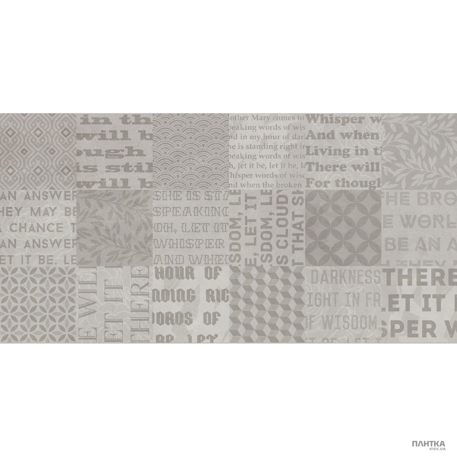 Керамогранит Golden Tile Abba ABBA patchwork Серый 652151 серый