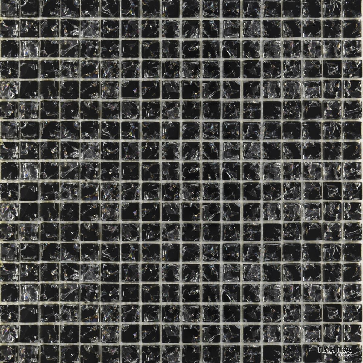 Мозаїка Grand Kerama 448 Мозаїка моно чорний колотий чорний