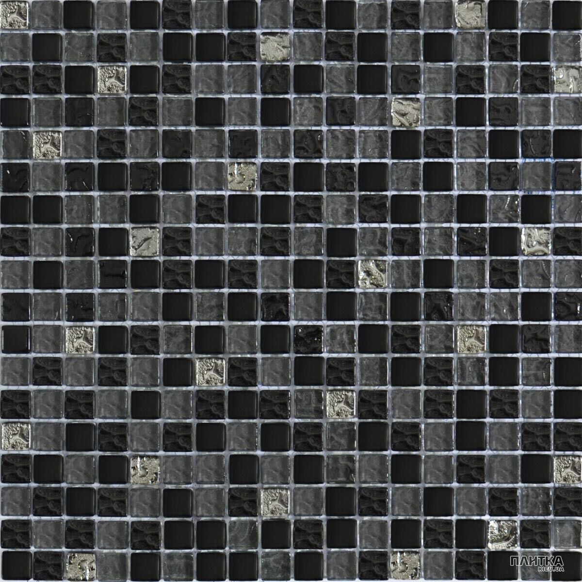 Мозаїка Grand Kerama 2121 Мозаїка мікс сіро-чорний сірий,чорний