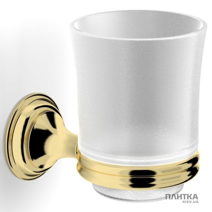 Склянка Langberger Classic Gold 2112211B-PVDG- CLASSIC GOLD Склянка з тримачем, золото золото,скло матове