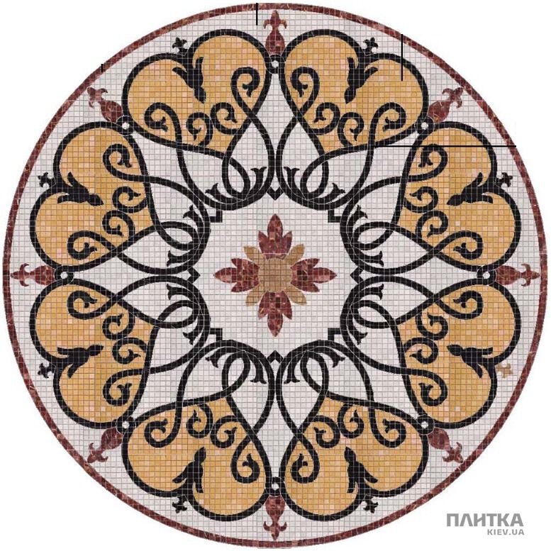 Мозаїка Mozaico de Lux Stone C-MOS C-MOS DAHUA (ART PANNO 15.2) 15.2 POL (DIAM-1M) сірий,червоний,помаранчевий,чорний