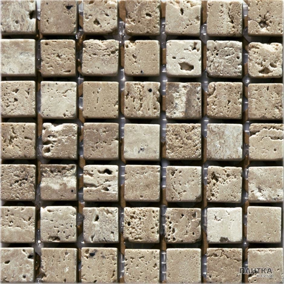 Мозаїка Mozaico de Lux K-MOS K-MOS TRAVERTINO NOCE бежевий
