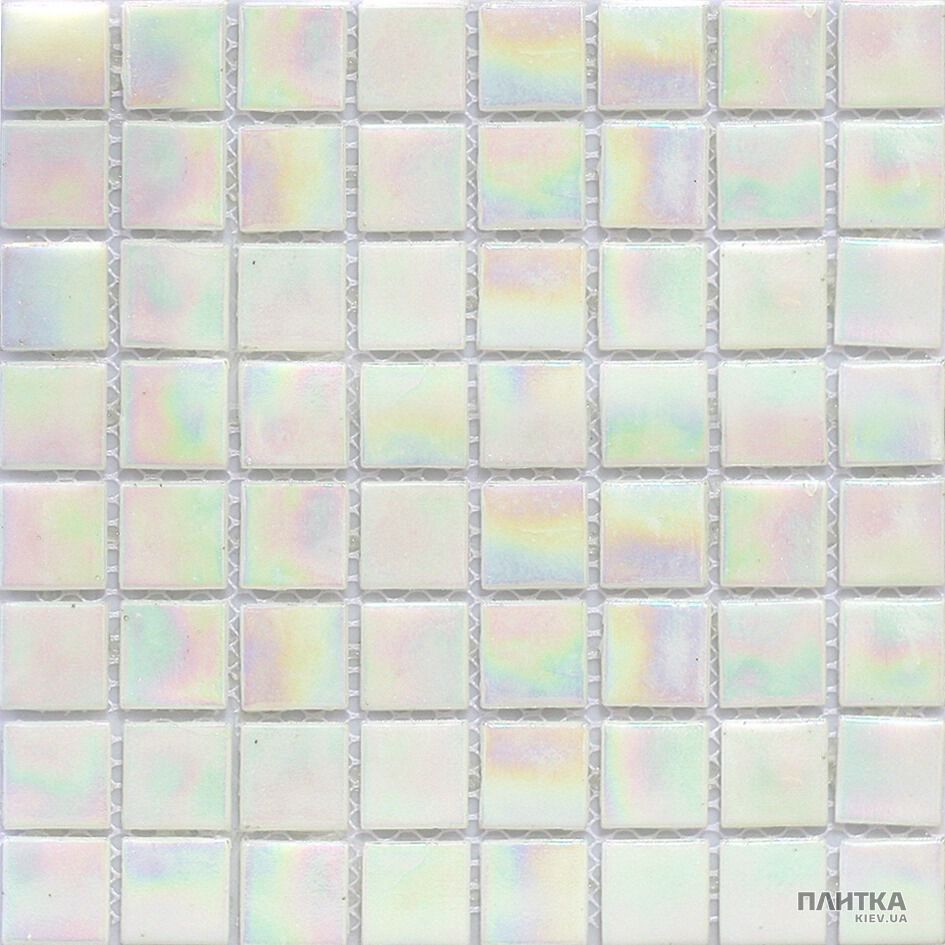 Мозаїка Mozaico de Lux R-MOS R-MOS 20R12 (L) RAINBOW білий,з перламутром