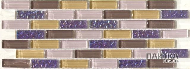 Мозаика Mozaico de Lux S-MOS S-MOS CHT05(CT05) BRICK LILA сиреневый,бежевый