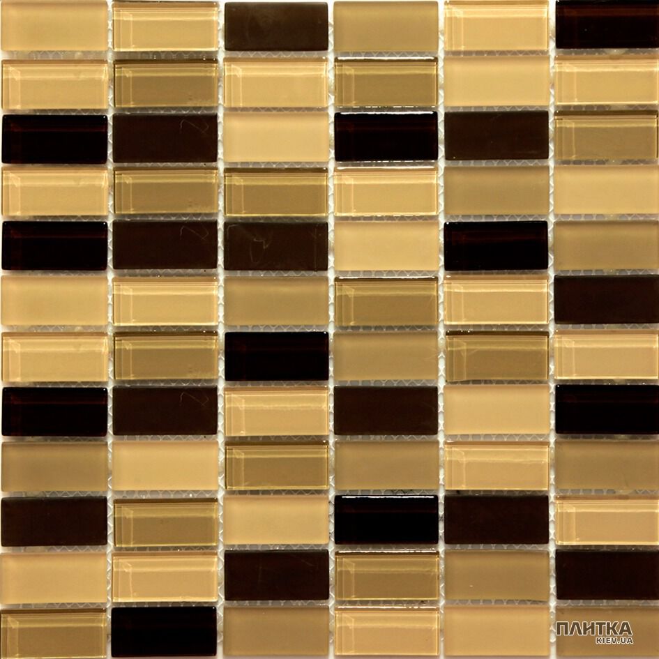 Мозаїка Mozaico de Lux S-MOS S-MOS HS1358 бежевий,коричневий