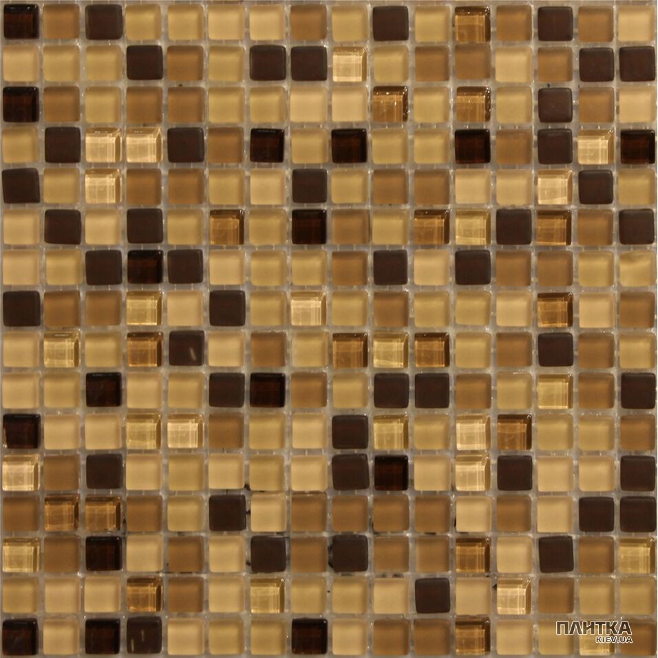 Мозаїка Mozaico de Lux S-MOS S-MOS HT291-1 COFFEE MIX бежевий,коричневий