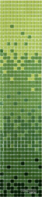 Мозаика Mozaico de Lux S-MOS S-MOS CB06(C35333129) зеленый,салатовый,растяжка
