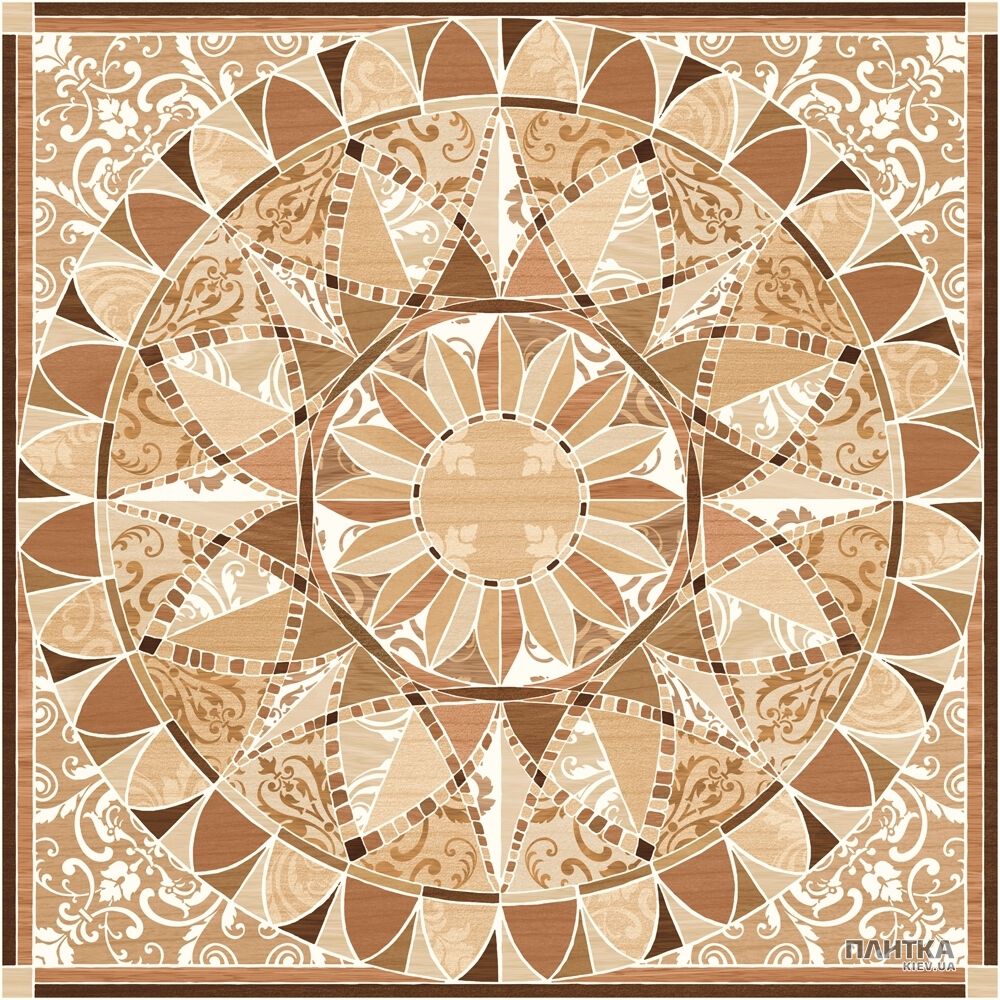 Підлогова плитка Pamesa Legno OLITRE декор 3 бежевий,коричневий