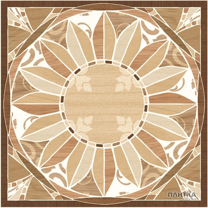 Підлогова плитка Pamesa Legno GIRO OLITRE декор бежевий,коричневий