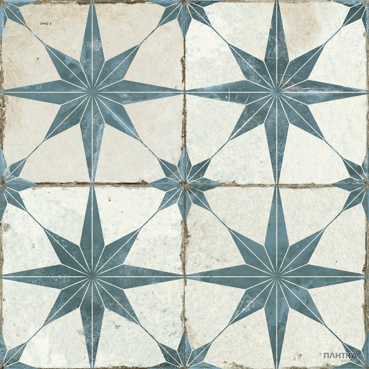 Керамограніт Peronda FS Star FS STAR BLUE білий,блакитний
