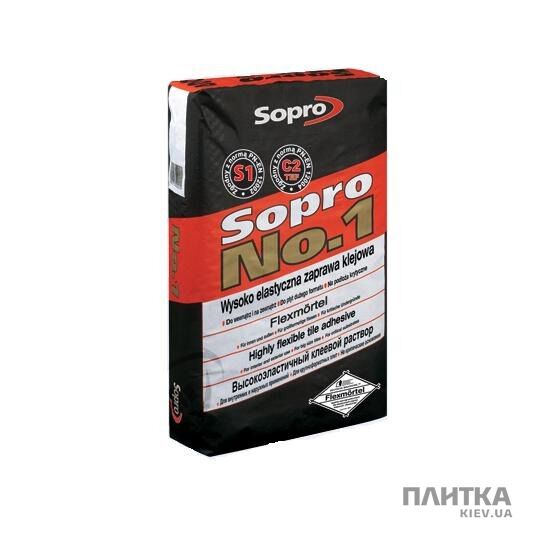 Клей для плитки Sopro №1-400 сірий