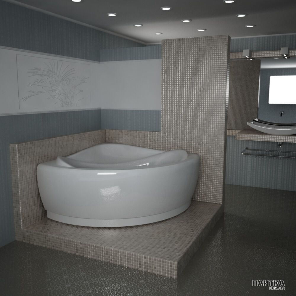 Акриловая ванна WGT Renovacio Base 150x150 см белый