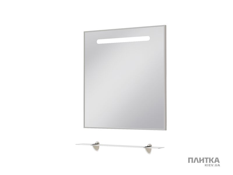 Дзеркало для ванної Ювента Zlata ZLM-65 65 см білий,сірий