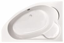 Акрилова ванна Cersanit Kaliope 170x110 см, ліва білий - Фото 1