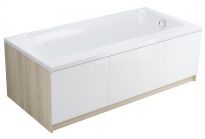 Акрилова ванна Cersanit Smart 170x80 см права білий - Фото 2