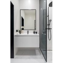 Зеркало для ванной Devit ART Зеркало, черный матовый 1000*600 6038140B ART черный - Фото 2