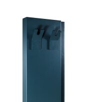 Рушникосушка Deweit Whole Wall 1267 Радіатор електричний Whole Wall, з тримачем для рушників та халатів, колір антрацит мат антрацит - Фото 7