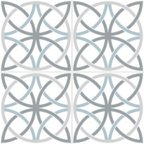Підлогова плитка Dual Gres Chic BOSHAM WHITE білий,блакитний,сірий - Фото 1