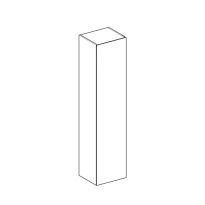 Пенал Geberit Xeno2 500.503.01.1 Geberit Xeno2 Висока шафа з одними дверцятами і внутрішнім дзеркалом: білий, глянсове покриття білий - Фото 2