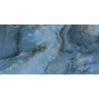 Керамогранит Geotiles Oni ONI BLUE (FAM 46 / LUX POLISHED) 600х1200х10 синий - Фото 1