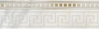 Плитка Golden Tile Каррара КАРРАРА БІЛИЙ У50311 фриз білий,золотий