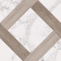 Керамограніт Golden Tile Marmo Wood MARMO WOOD Grate білий 4V0880 білий,коричневий - Фото 1