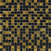 Мозаїка Grand Kerama 913 Мозаїка (мікс) чорний-золото рифлене-золото чорний,золотий