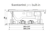 Басейн Jacuzzi 9444-44152 Santorini Pro Built-In Мінібасейн білий - Фото 2
