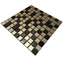 Мозаїка Керамика Полесье GLANCE BEIGE BROWN мозаїка бежевий,коричневий - Фото 2