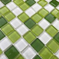 Мозаїка Керамика Полесье SILVER GREEN MIX мозаїка зелений,сірий,салатовий - Фото 2