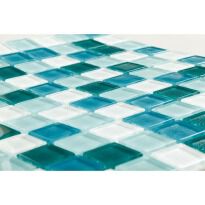 Мозаїка Керамика Полесье SILVER AQUAMARINE мозаїка білий,сірий,бірюзовий - Фото 2