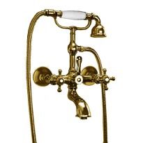Змішувач до ванни Kerasan Retro Змішувач для ванни з ручним душем, бронза 7394 93 Retro бронза - Фото 1