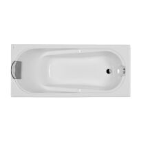 Акрилова ванна Kolo Comfort XWP306000G COMFORT 160 UA прямокутна ванна 160 x 75 см в комплекті з сифоном Geberit 150.520.21.1. білий