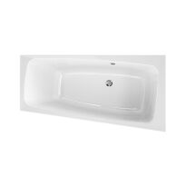 Акрилова ванна Kolo Split XWA1670000 SPLIT асиметрична ванна, права, центральный злив, + ніжки SN0 білий