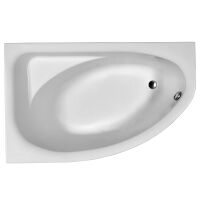 Акриловая ванна Kolo Spring XWA306100G SPRING Асимметричная ванна 160x100 левая в комплекте с сифоном Geberit 150.520.21.1. + ножки SN7 белый - Фото 1