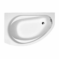 Акрилова ванна Kolo Supero 5534000 SUPERO Ванна асиметрична 145x85 см, злив справа, колір білий, в комплекті з ніжками SN14 білий - Фото 1